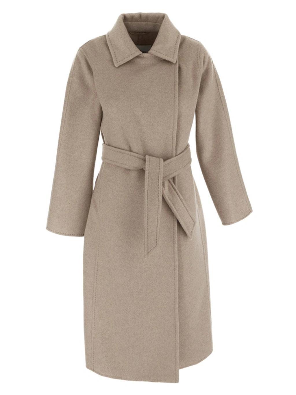 Manuela Icon Coat In Beige Product Image