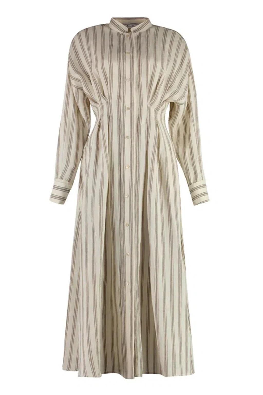 Yole Shirtdress In Bianco Product Image