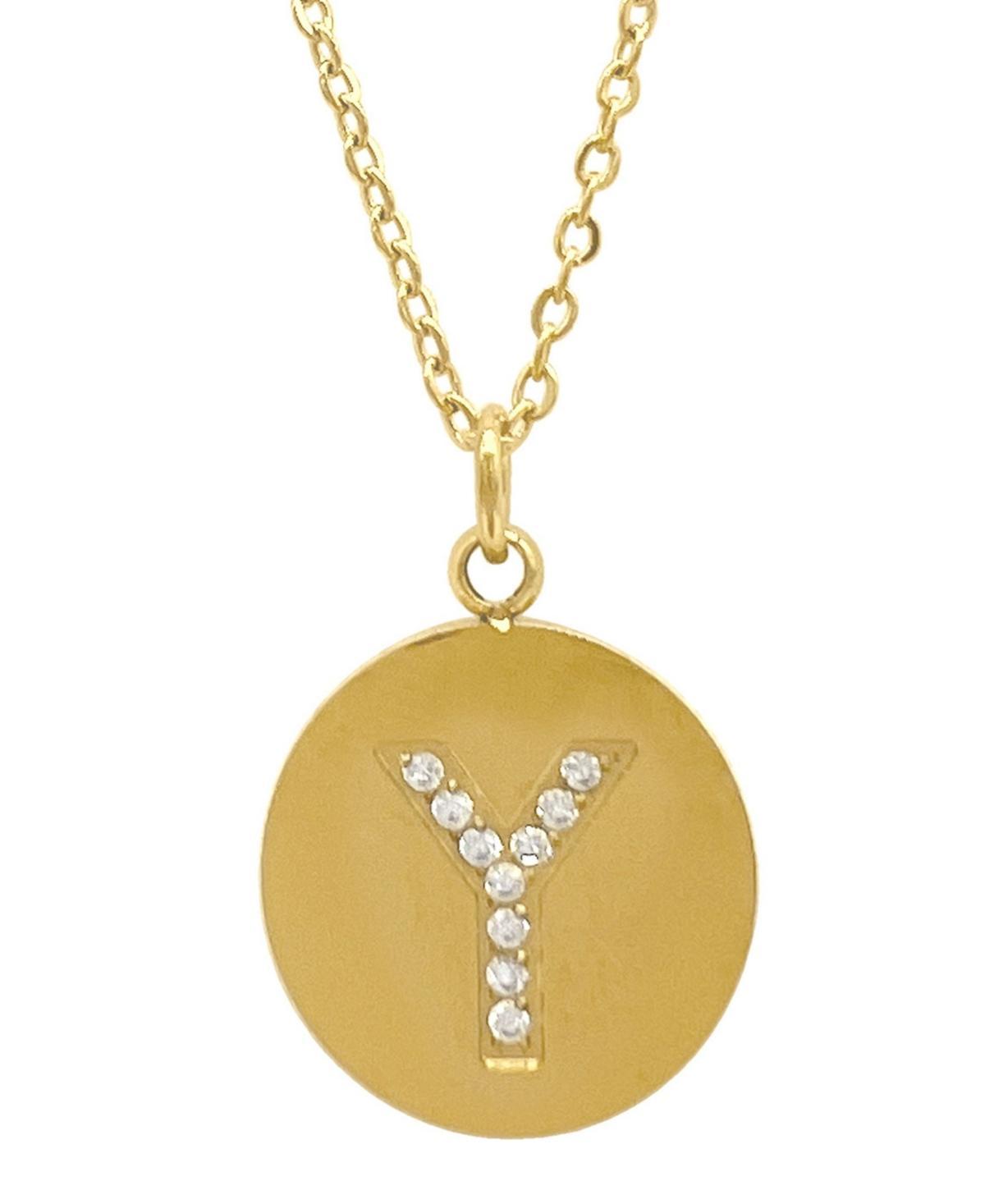 brook & york Madeline 14K Gold Plated Initial Pendant Product Image