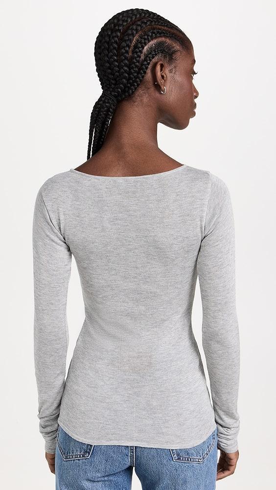 DL1961 Long Sleeve Boat Neck Tee | Shopbop Product Image