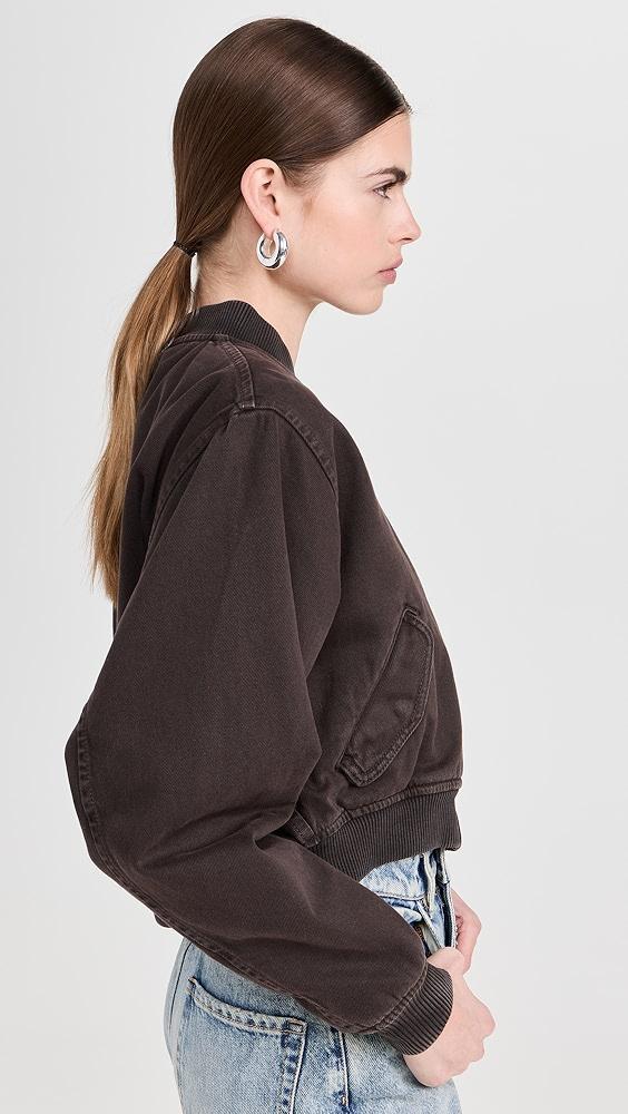 ICON DENIM LA Ivy Denim Bomber | Shopbop Product Image