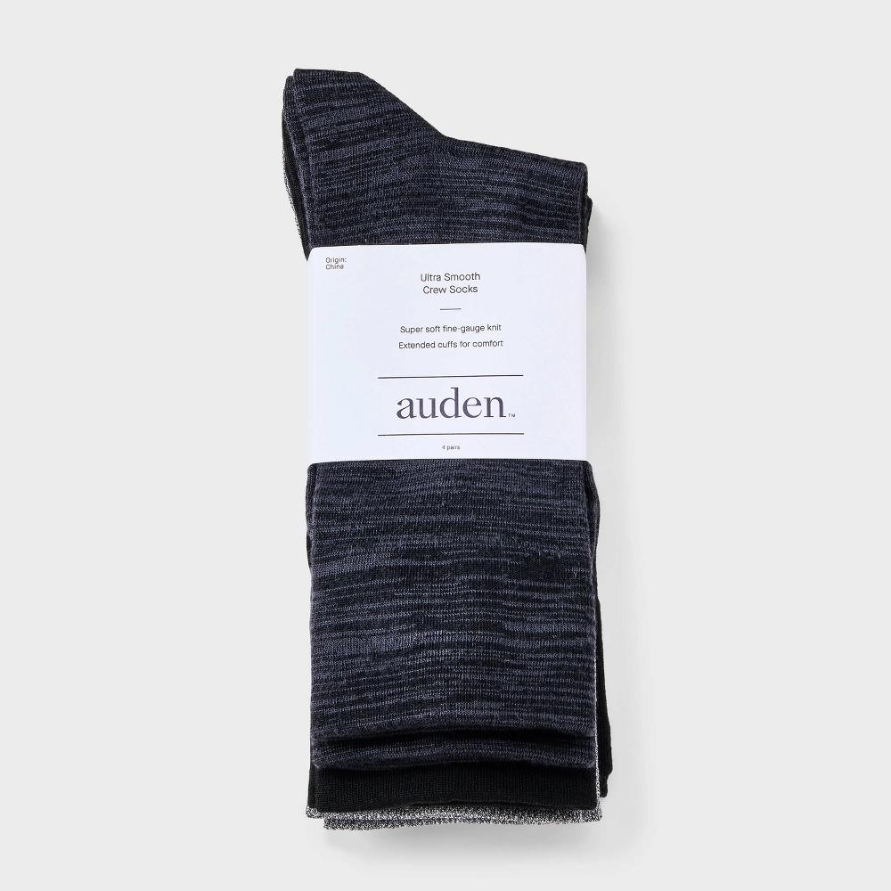 Women's Ultra Smooth Supersoft Fine Gauge Knit 4pk Crew Socks - Auden™ 4-10 Product Image