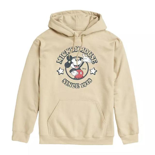 Disneys Mickey Mouse Mens Since 1928 Graphic Hoodie Brown Product Image