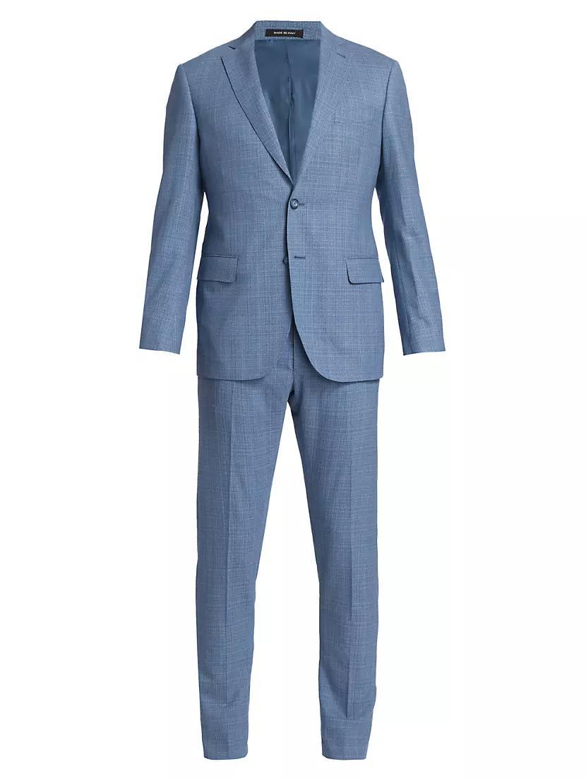 COLLECTION Wool Plaid Suit Product Image