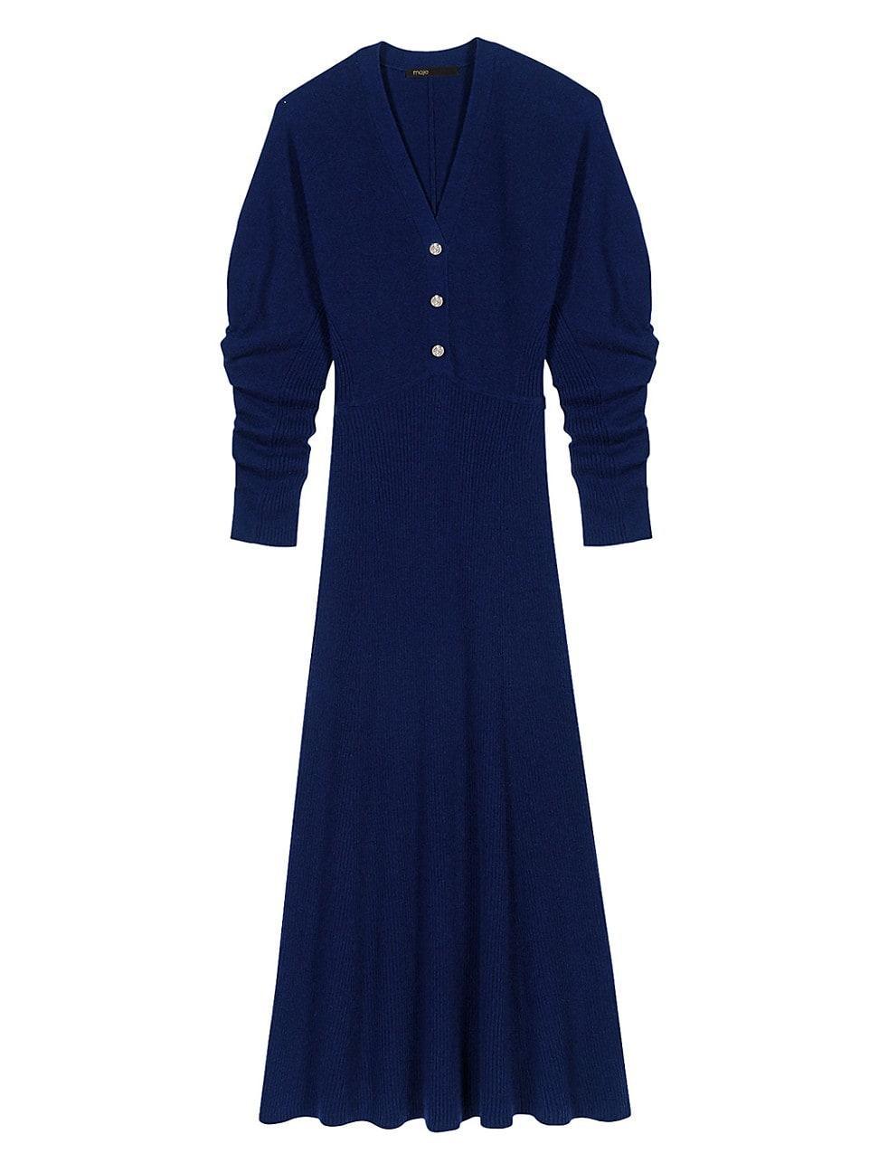 Womens Knit Midi Dress Product Image