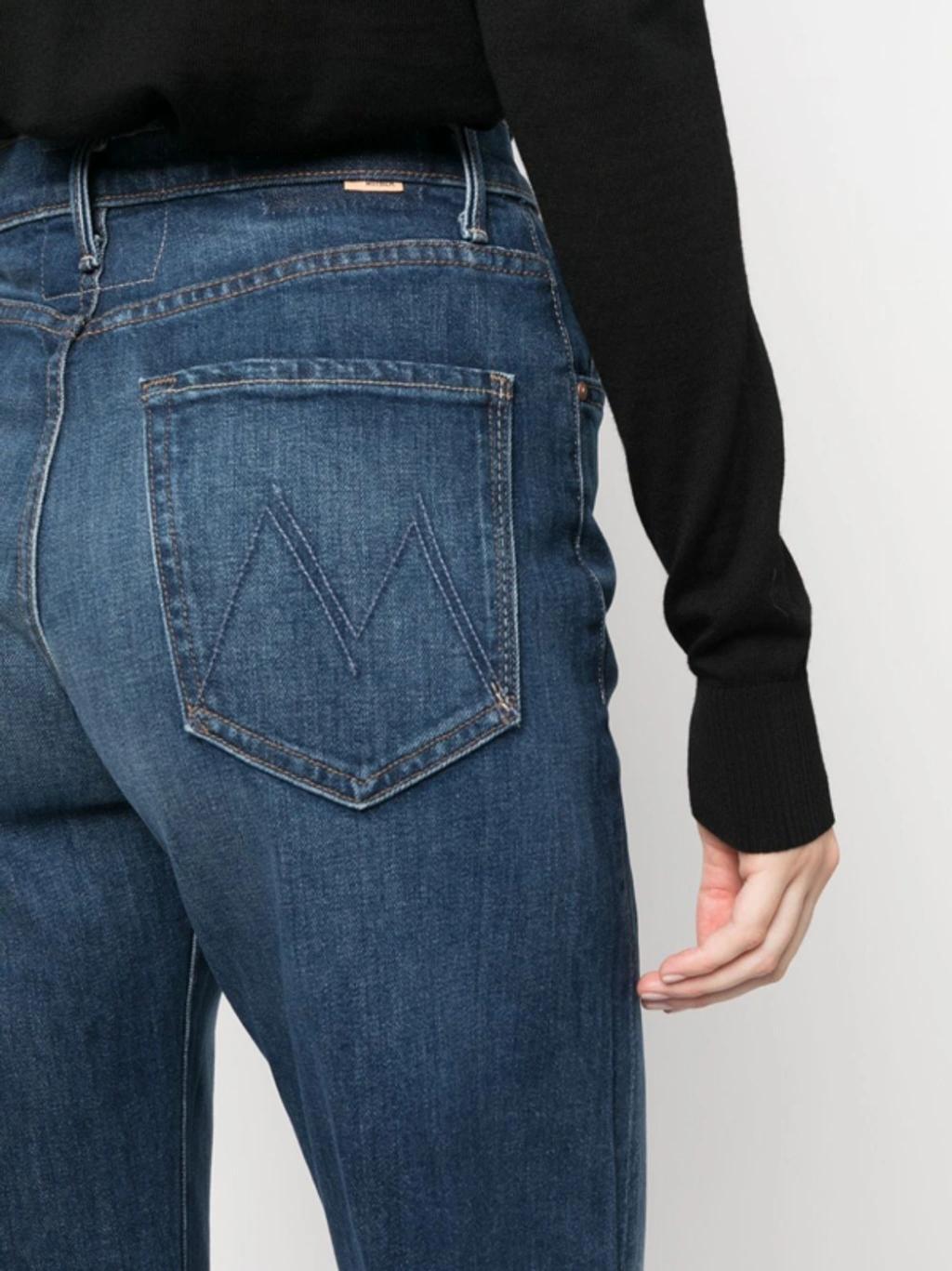 High-waist Wide-leg Jeans In Blue Product Image