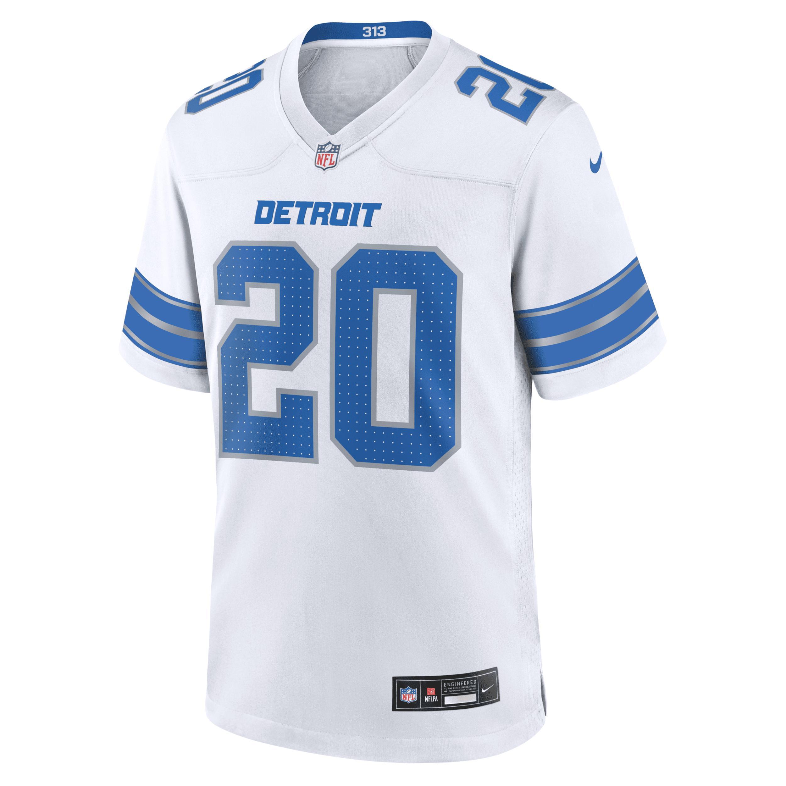 Barry Sanders Detroit Lions Nike Mens NFL Game Football Jersey Product Image