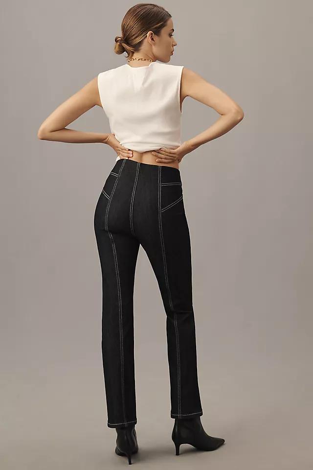 Maeve Downtown Date High-Rise Straight-Leg Jeans Product Image