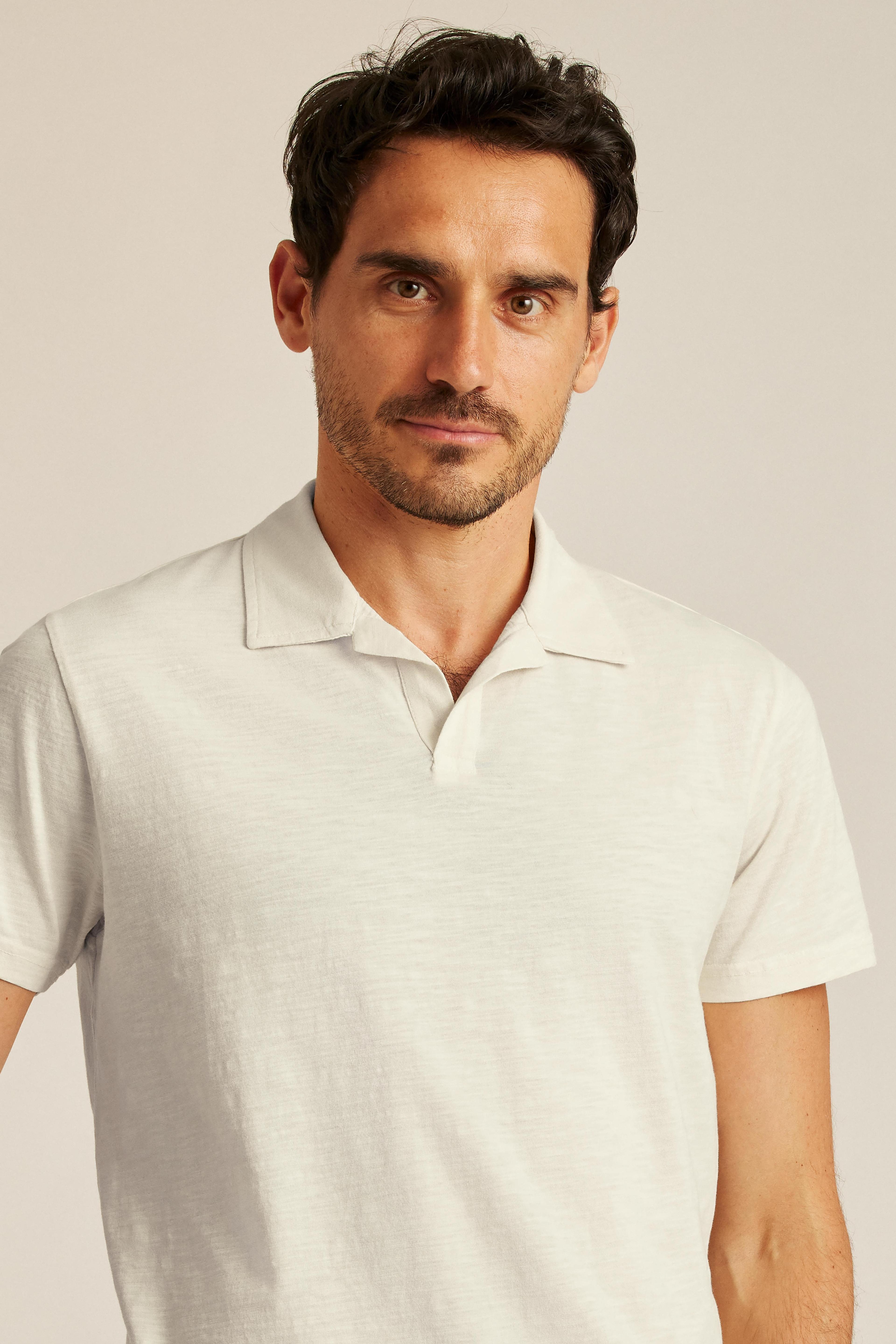 Sun Faded Slub Polo Product Image