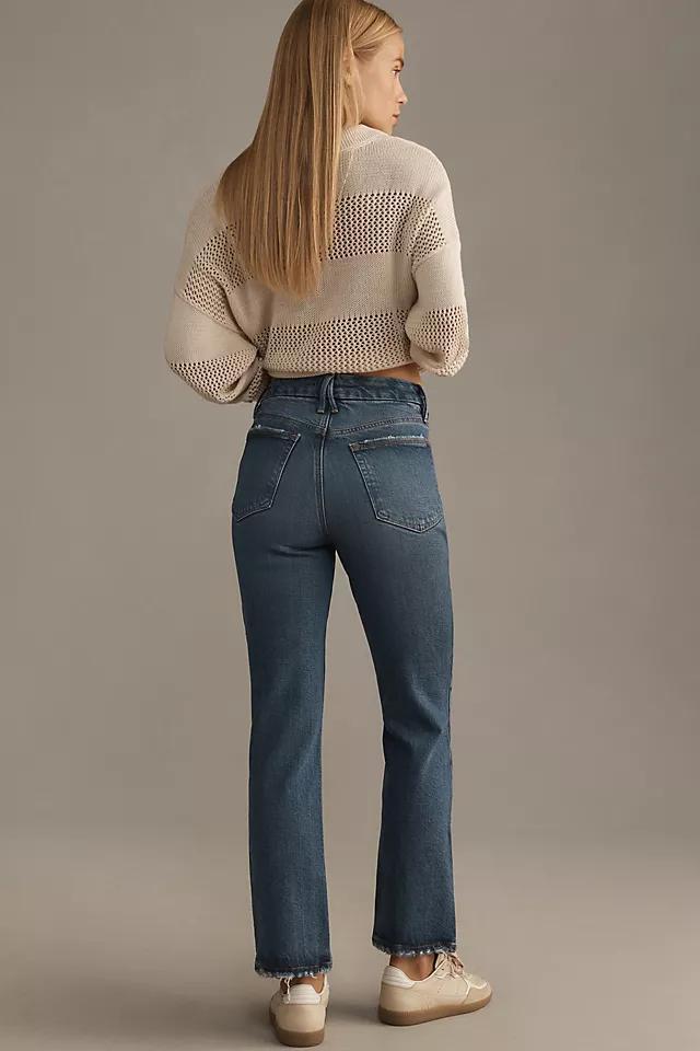 Good American Good Legs Mid-Rise Straight Jeans Product Image