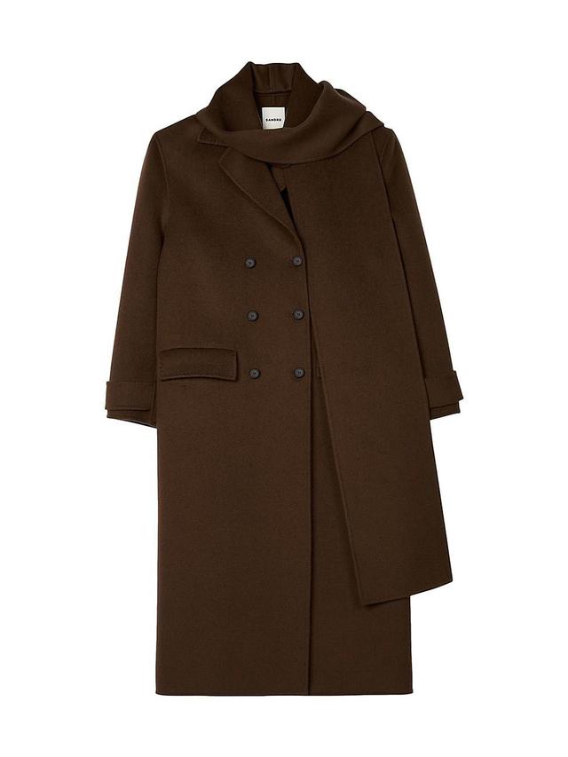 Womens Oversized Wool Coat Product Image