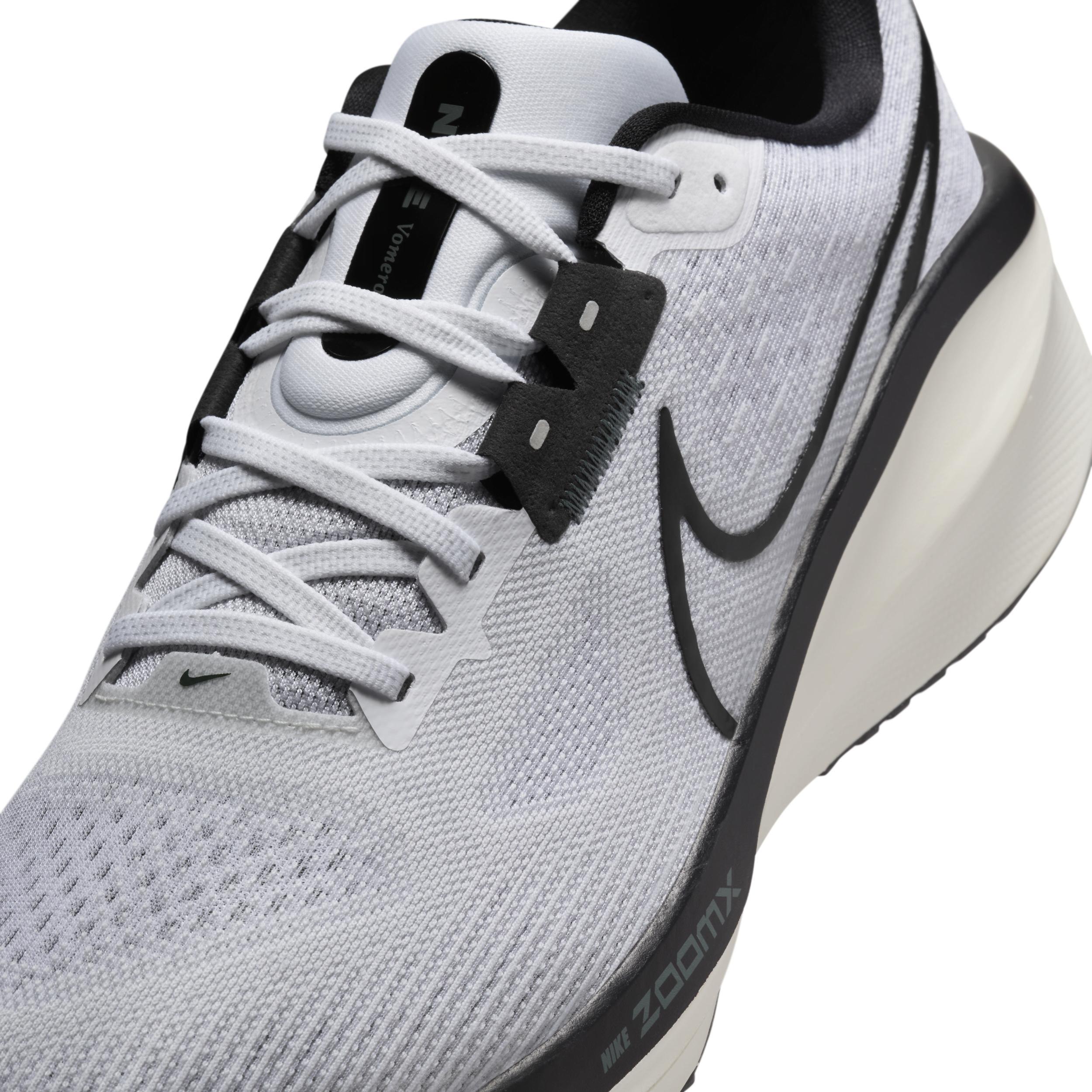 Nike Mens Nike Vomero 17 - Mens Shoes White/Black/Pure Platinum Product Image