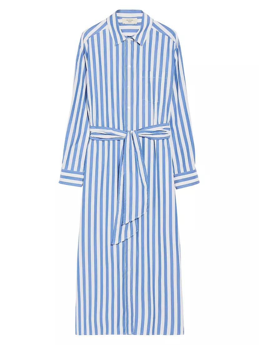 Falasco Striped Cotton Shirtdress Product Image