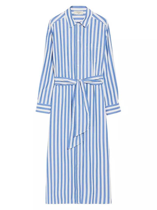 Falasco Striped Cotton Shirtdress Product Image