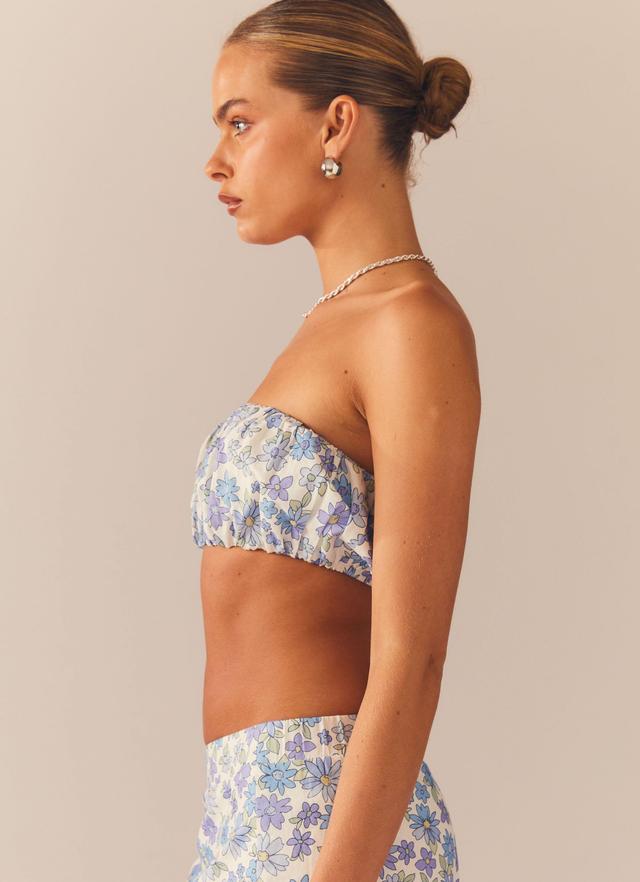 Countryside Picnic Bandeau Top - Daisy Chain Product Image