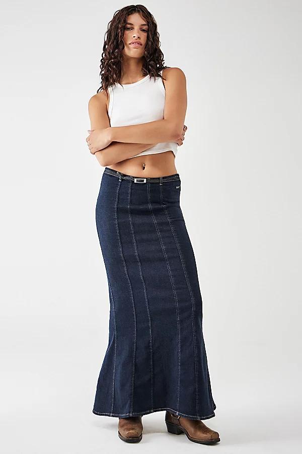 BDG Cari Belted Denim Maxi Skirt Womens at Urban Outfitters Product Image