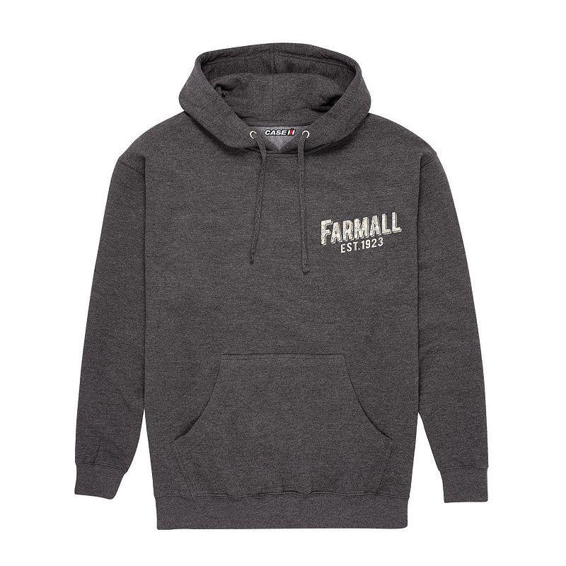 Mens Case IH Dependability Hoodie Heather Grey Product Image