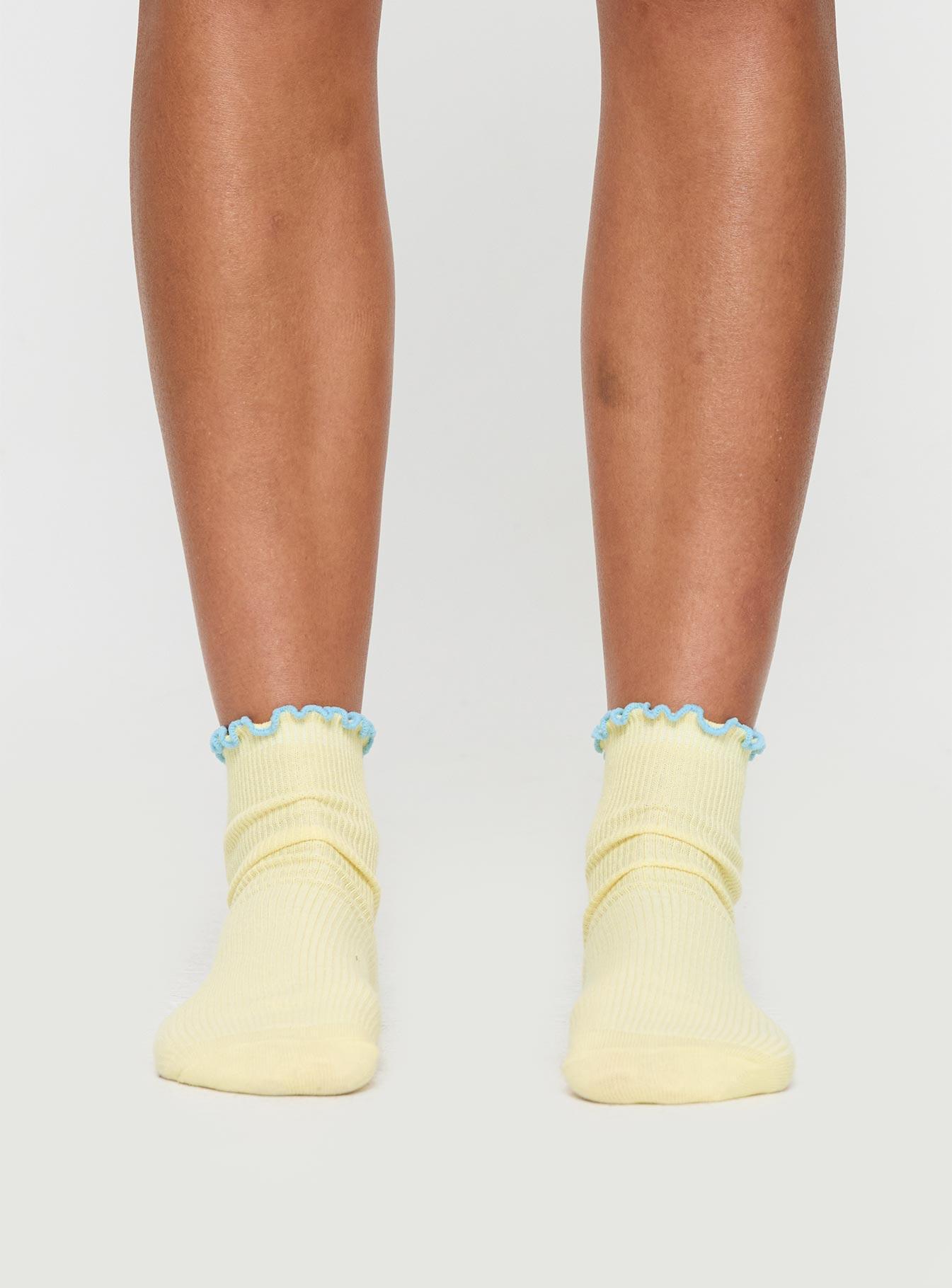 Lanter Socks Lemon / Blue Product Image