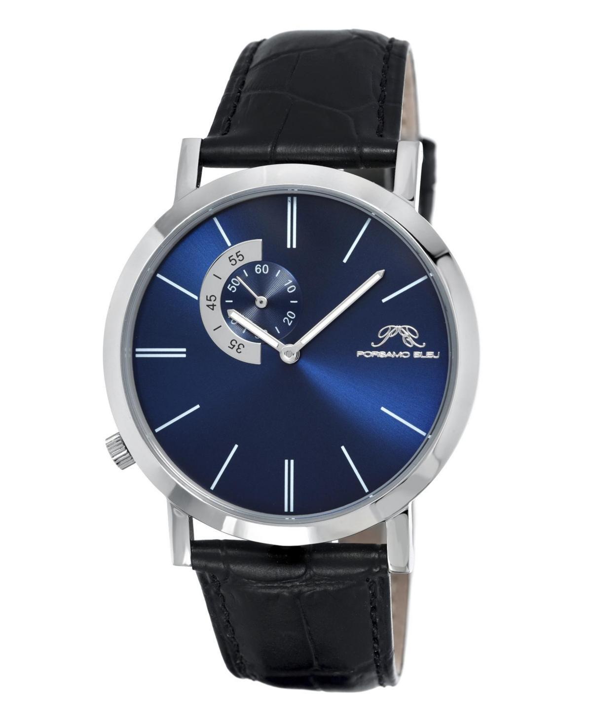 Porsamo Bleu Mens Parker Genuine Leather Band Watch 831APAL Product Image