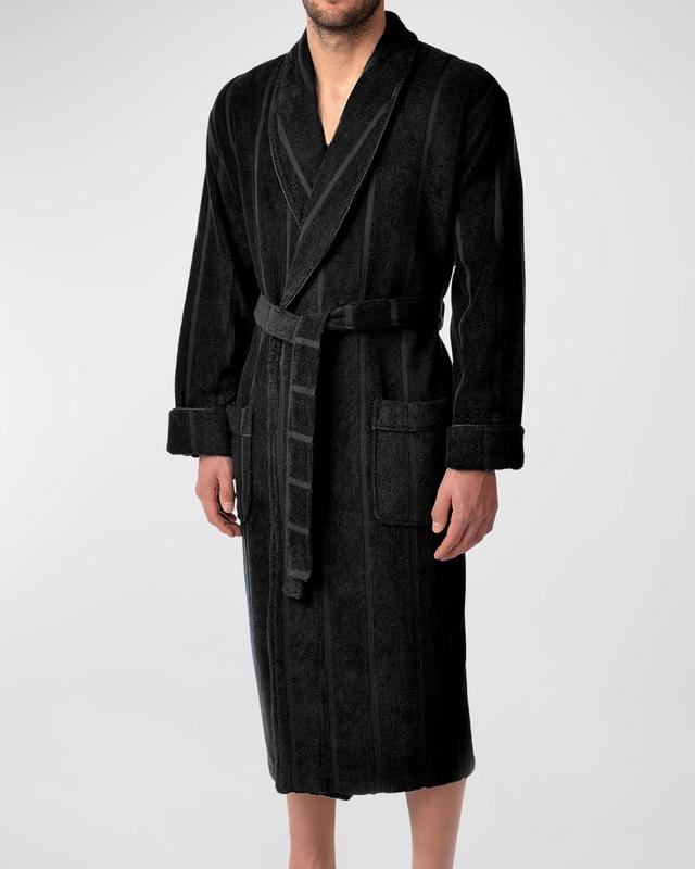 Mens Ultra Lux Jacquard Shawl Robe Product Image