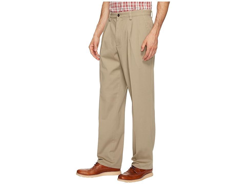 Dockers Easy Khaki D3 Classic Fit Pleated Pants (Timberwolf) Men's Clothing Product Image