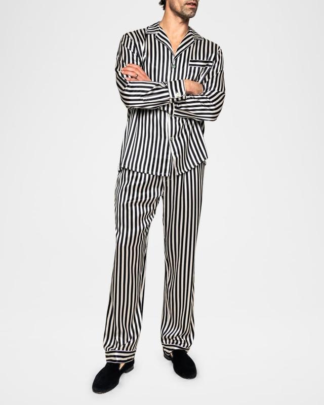 Men's Silk Pajama Set Product Image