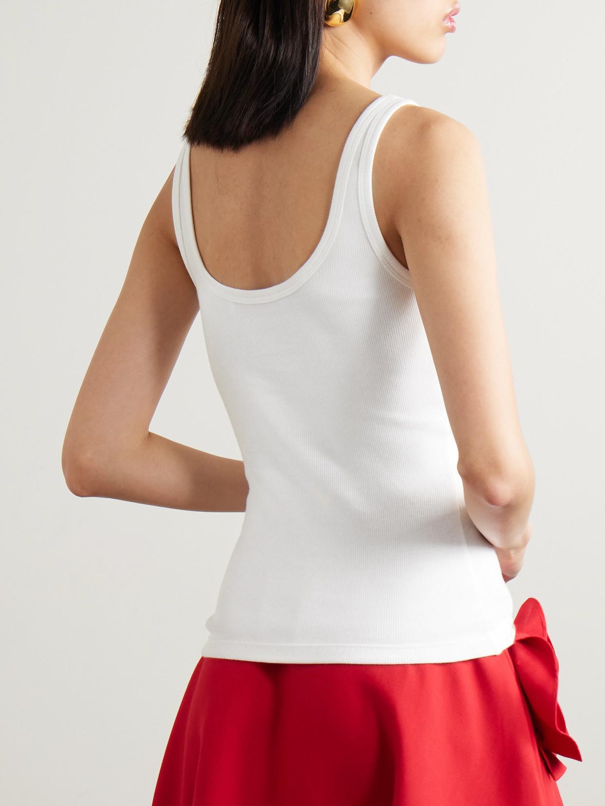 Vgold Tank Top In White Product Image