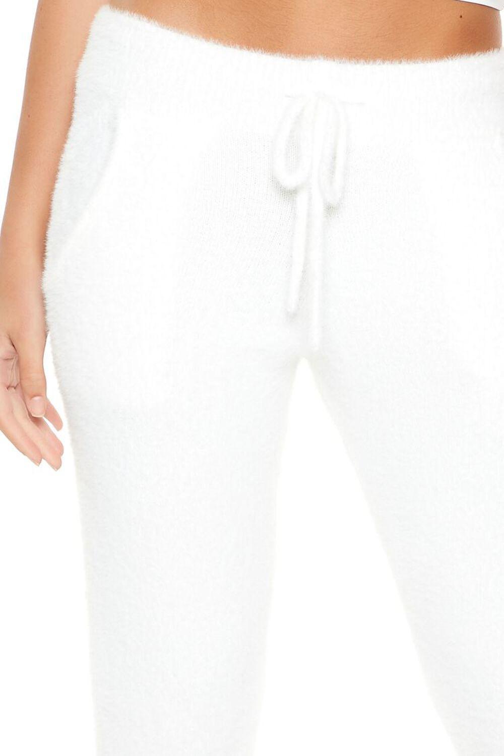 Fuzzy Sweater-Knit Joggers | Forever 21 Product Image