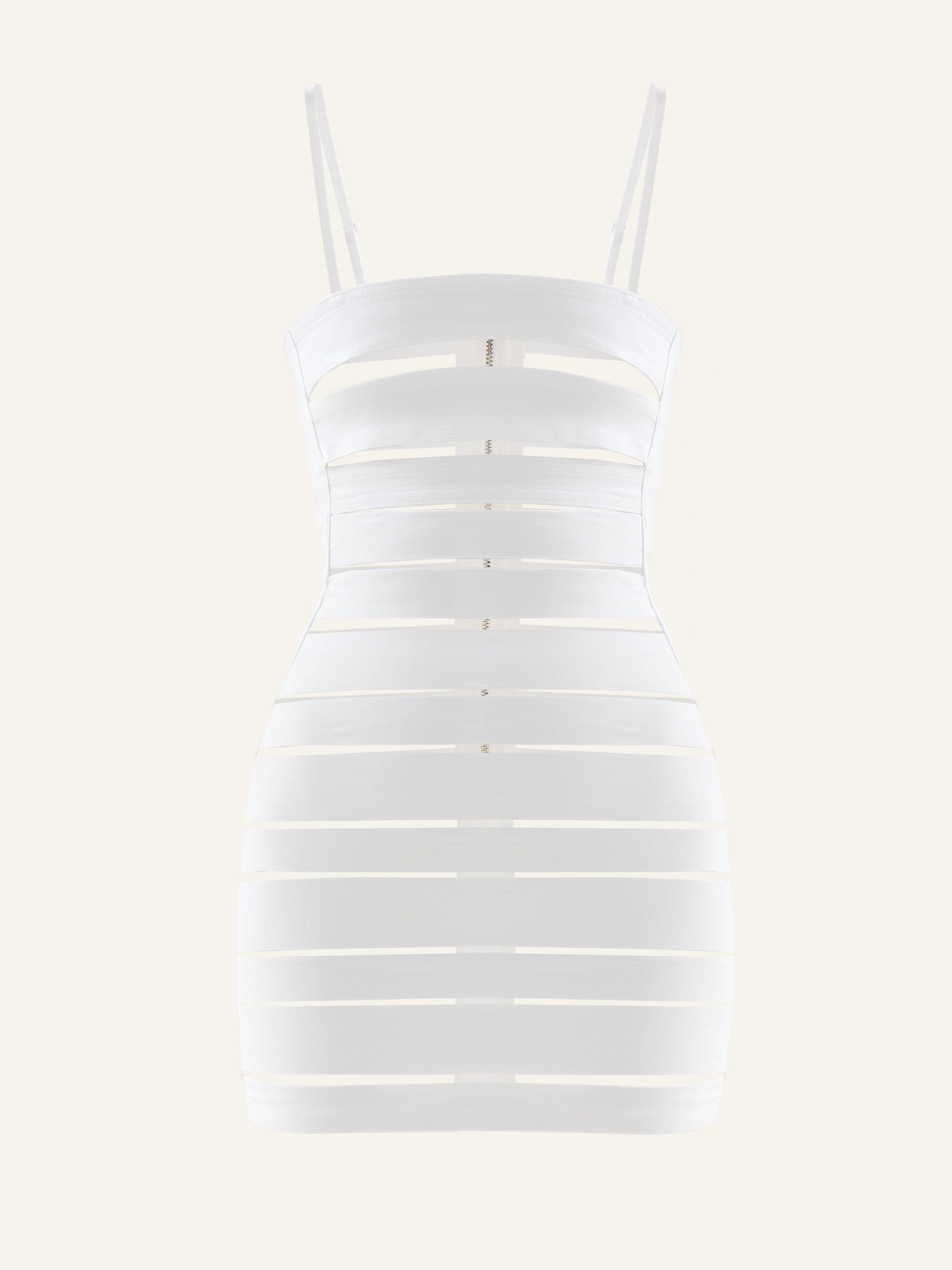 Borderline dress in Blanc Product Image