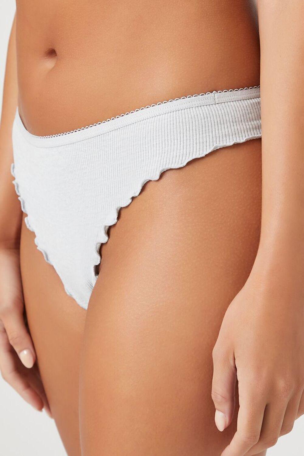 Seamless Mid-Rise Thong Panties | Forever 21 Product Image