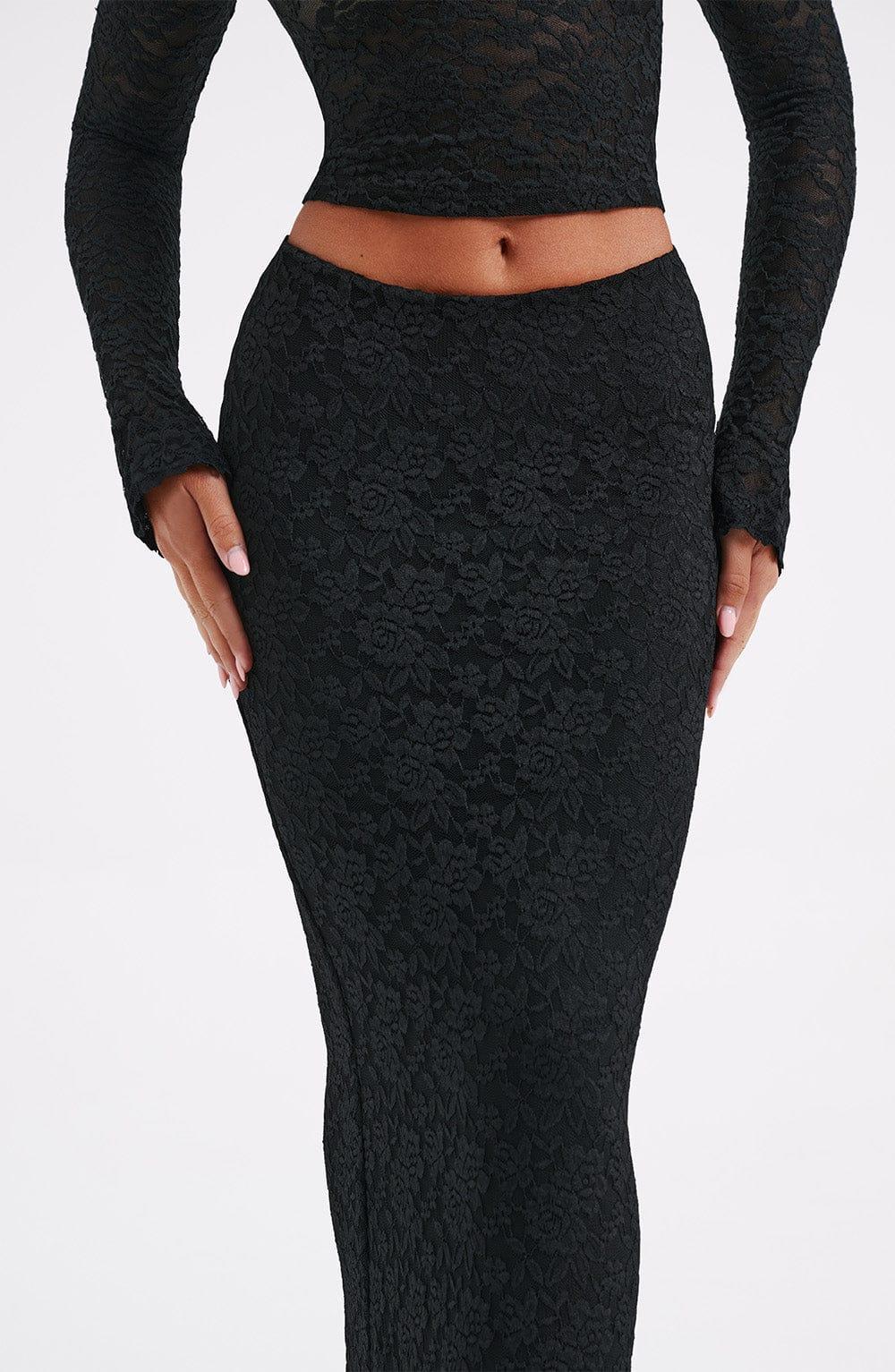 Fernanda Maxi Skirt - Black Product Image