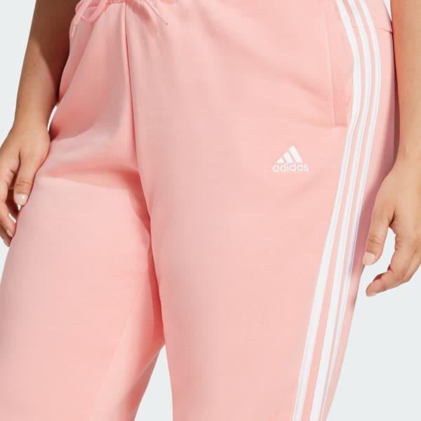 Essentials 3-Stripes Fleece Pants (Plus Size) Product Image