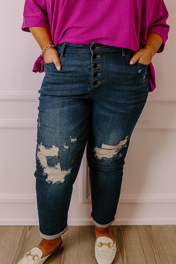 Judy Blue Mina High Waist Distressed Jean Curves Product Image