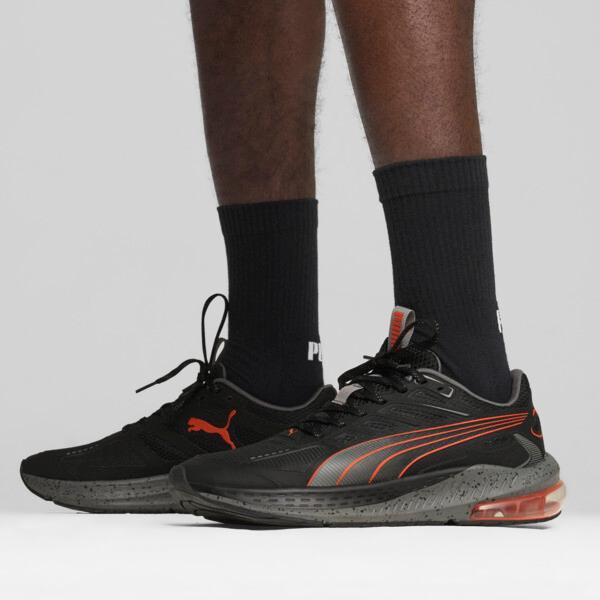 PUMA X-Cell Lightspeed Men's Running Shoes in Black/Redmazing Product Image