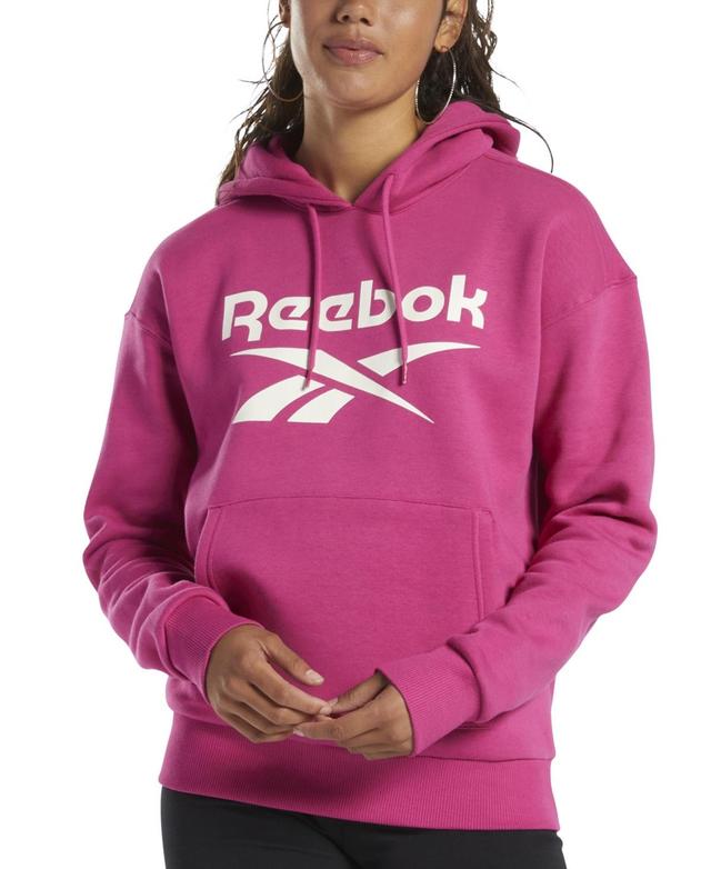 Reebok Womens Fleece Big Logo Hoodie Product Image