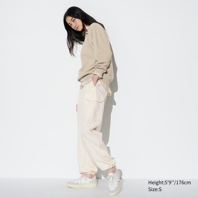 Womens Easy Cargo Pants (Tall) Natural XS UNIQLO US Product Image