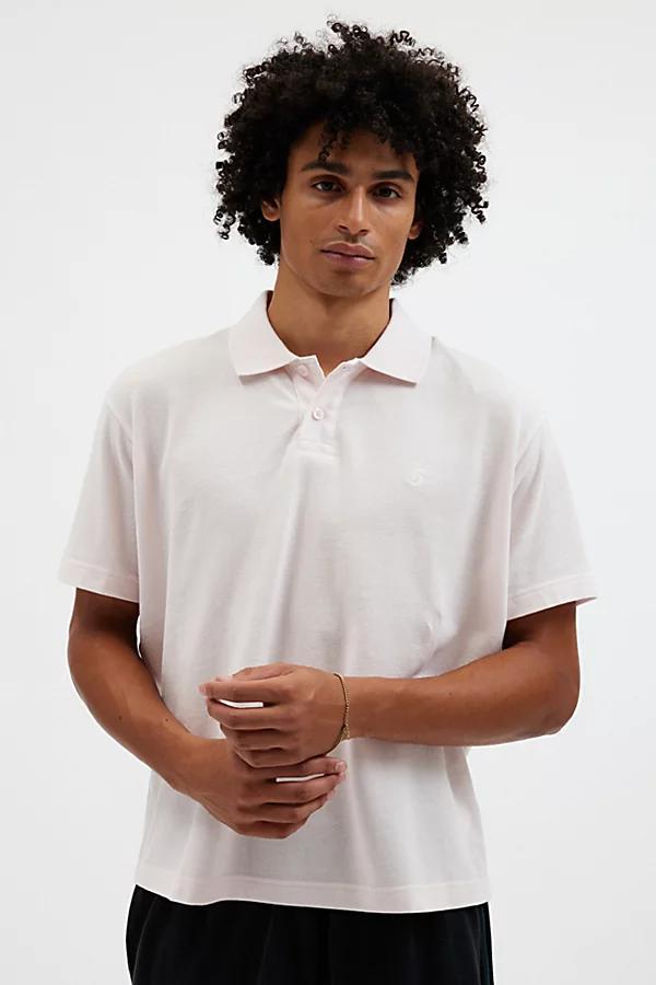 Standard Cloth Lightweight Pique Short Sleeve Polo Tee Mens at Urban Outfitters Product Image