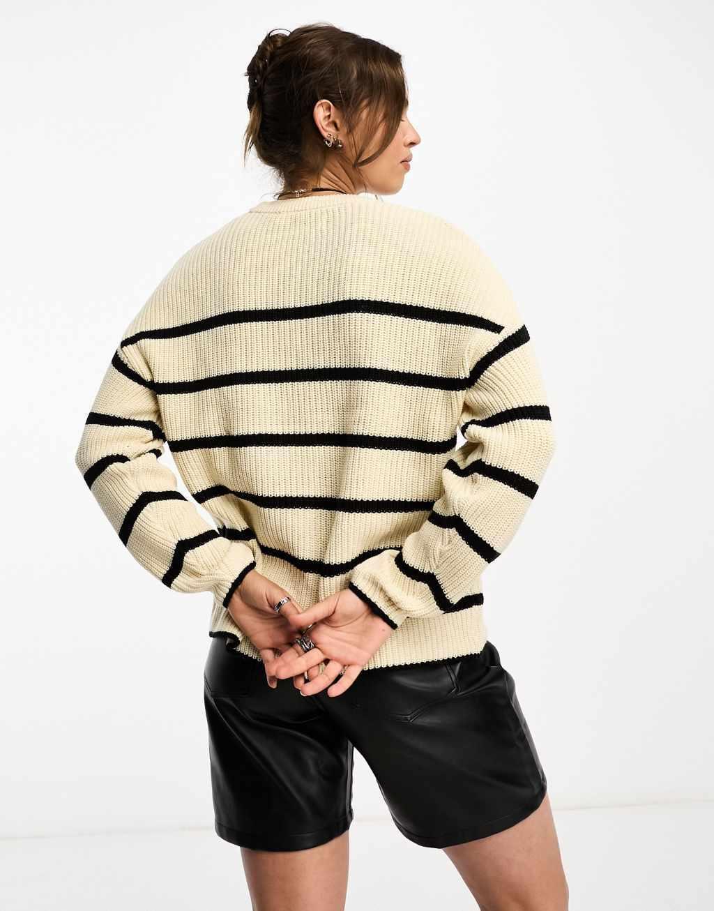 Only ribbed knit sweater Product Image