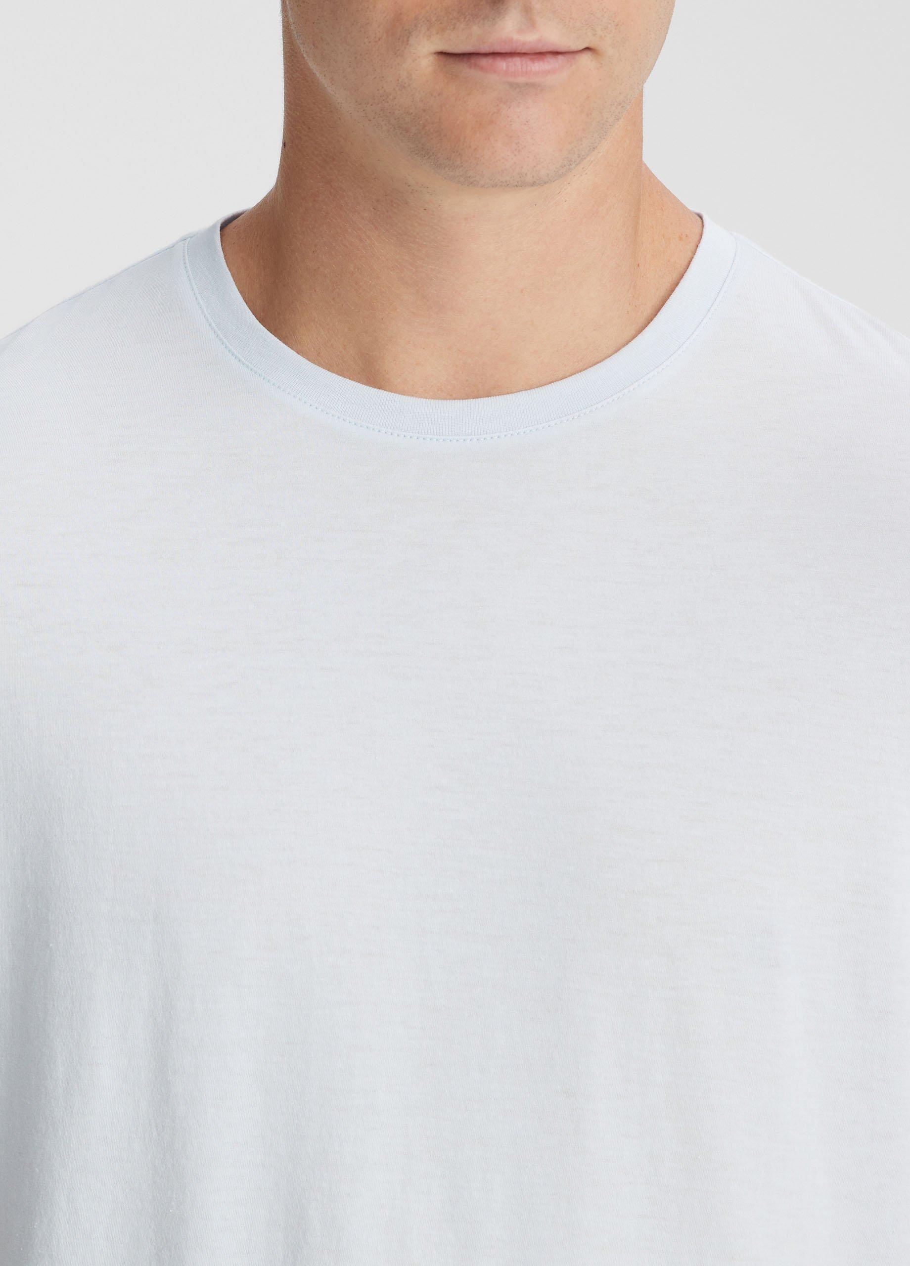 Pima Cotton Crew Neck T-Shirt Product Image