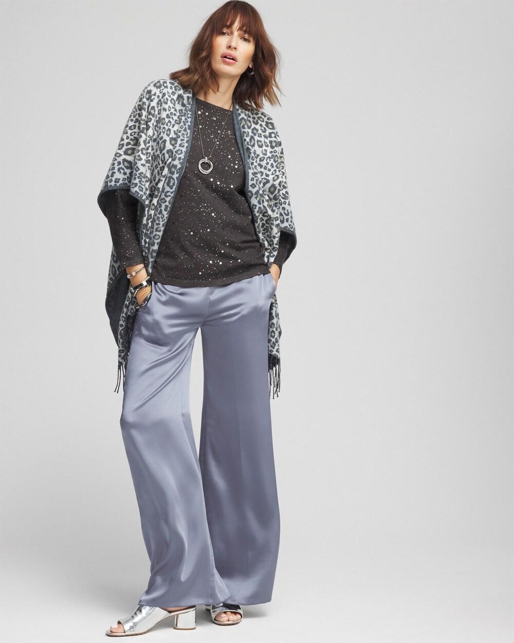 Scattered Sequin Pullover Sweater Product Image