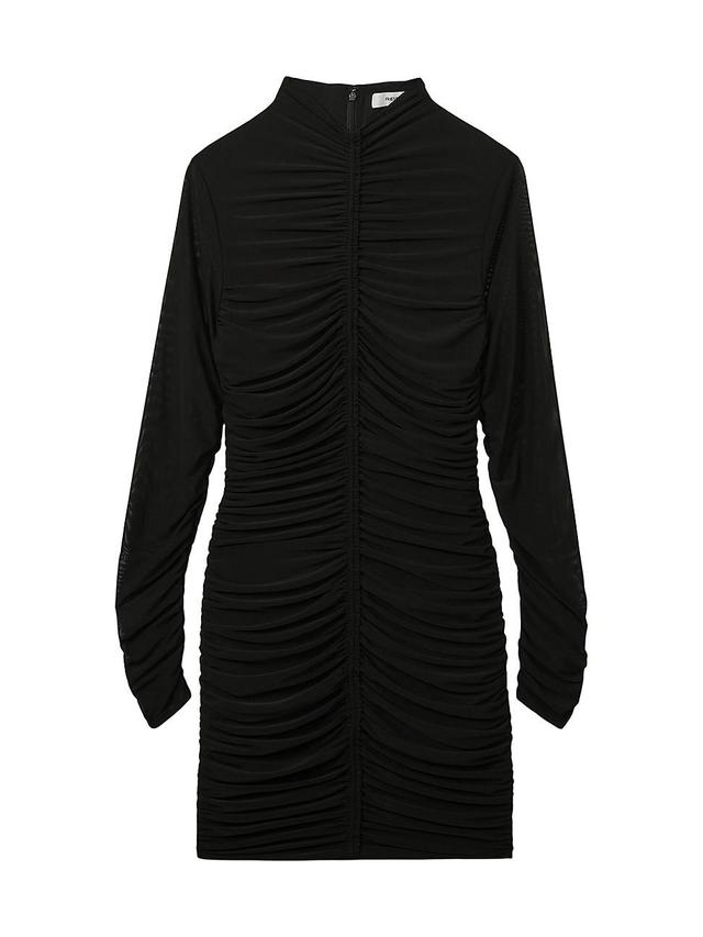 Womens Sabrina Ruched Jersey Minidress Product Image