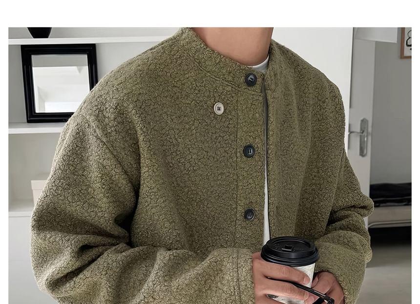 Plain Single-Breasted Jacket Product Image