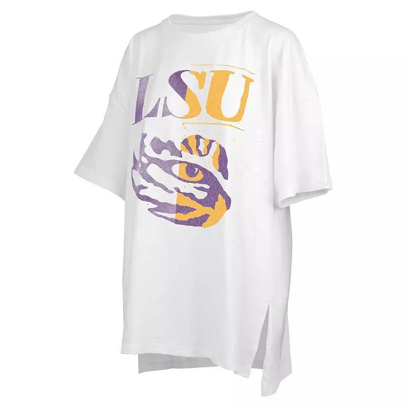 Womens Pressbox LSU Tigers Lickety-Split Oversized T-Shirt Product Image