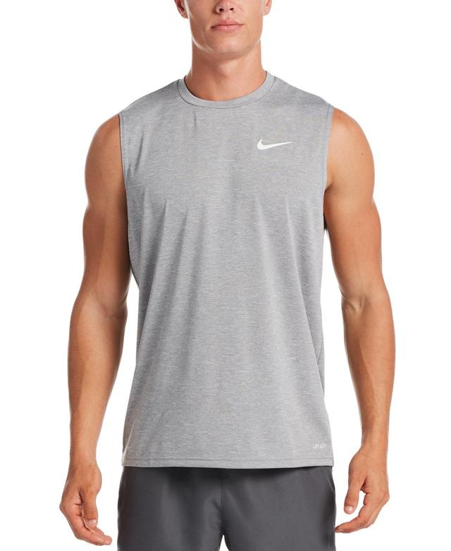 Nike Mens Big & Tall Mens Dri-fit Upf 40+ Heathered Sleeveless Rash Guard Product Image