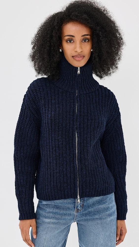 Bite Studios Chunky Heritage Wool Zip Cardigan | Shopbop Product Image