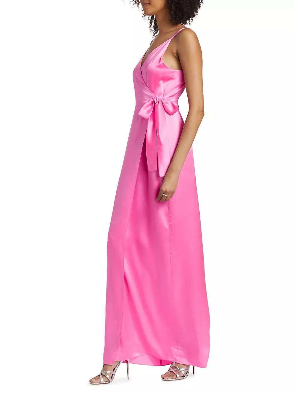 Liberty Silk Wrap Gown Product Image