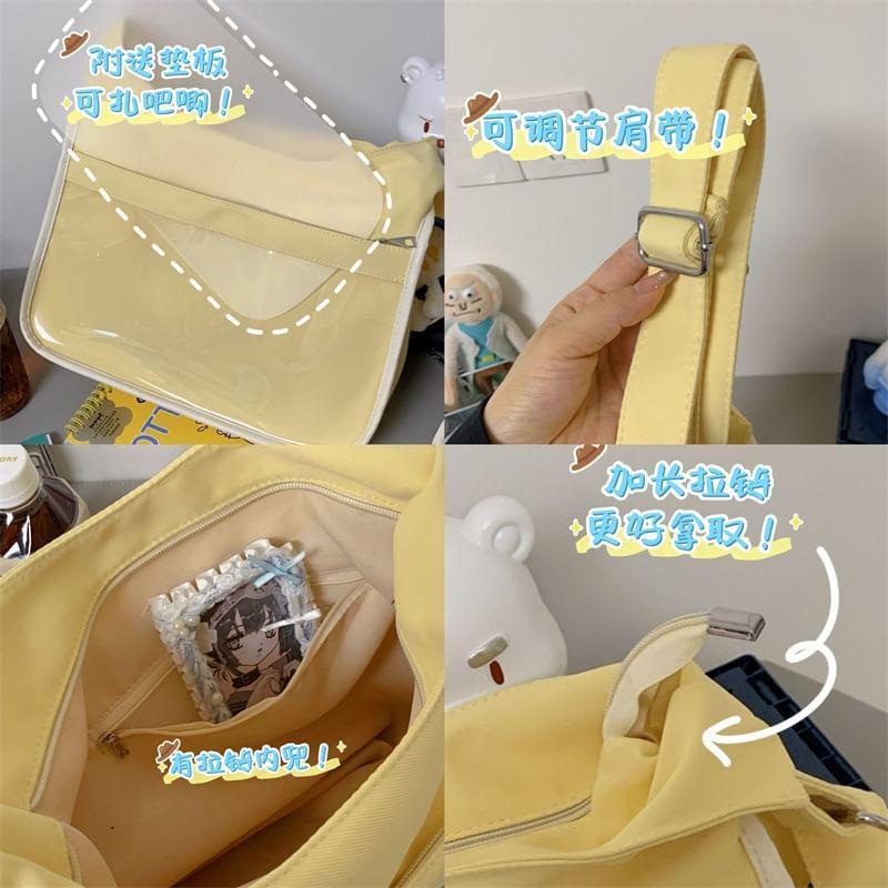 Panel Transparent Crossbody Bag Product Image