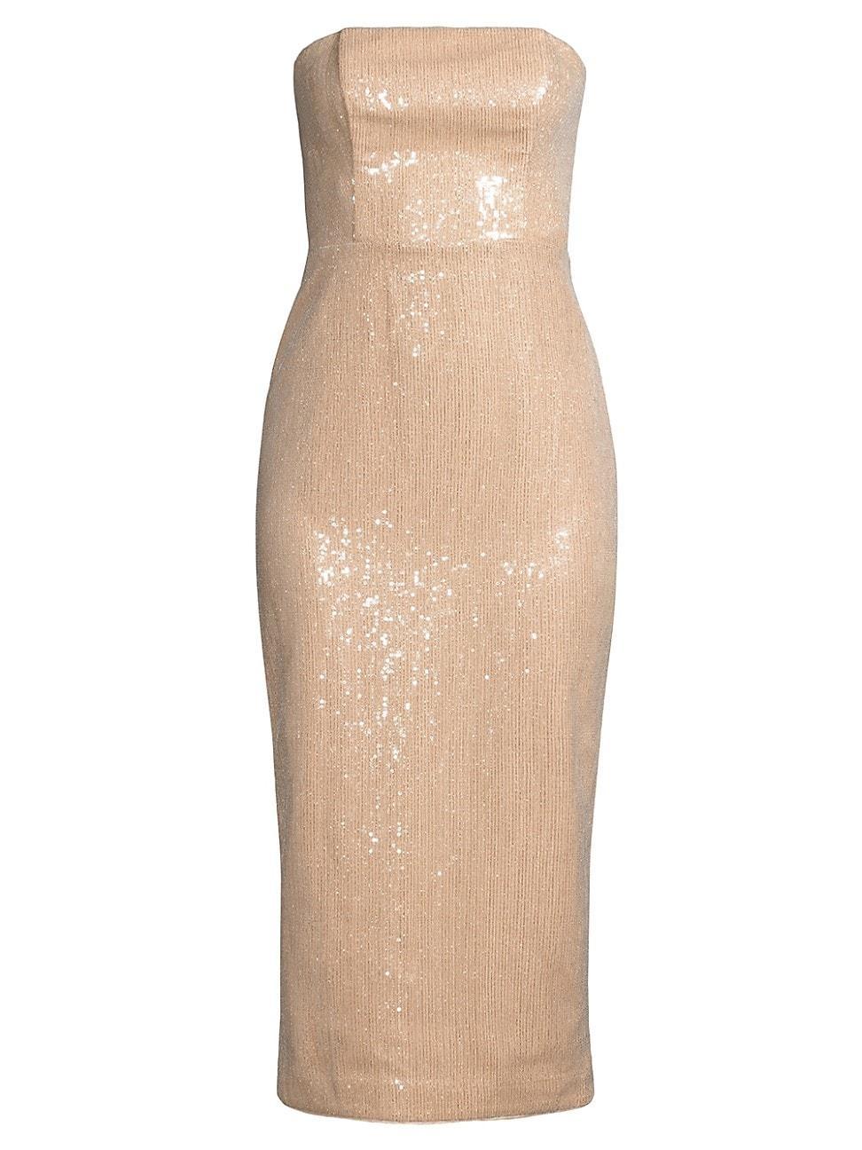 Womens Kait Sequined Body-Con Midi-Dress Product Image