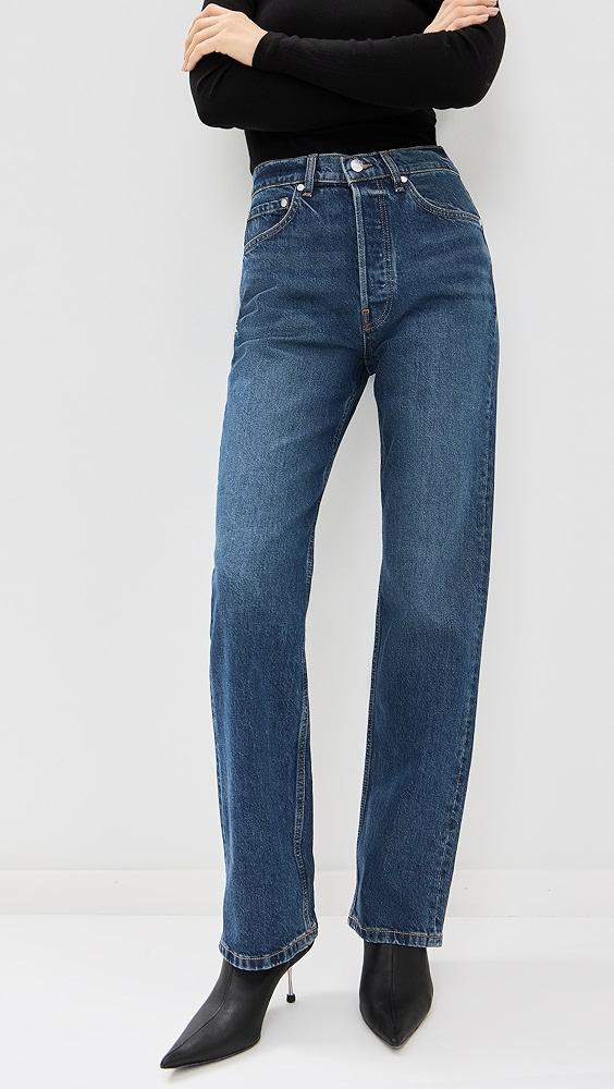 EB Denim High Rise Straight Jeans | Shopbop Product Image