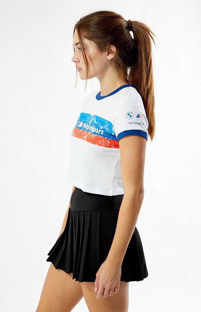 Puma Women's BMW Motorsport Vintage Cropped T-Shirt Product Image